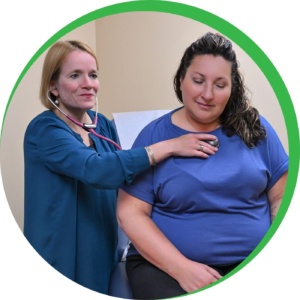 patient with doctor getting a second opinion on cancer diagnosis