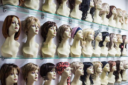 Cancer Treatment Tips - 3 Shelves of a Wig Store